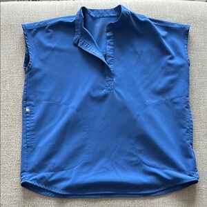 FIGS Denim Scrub Top